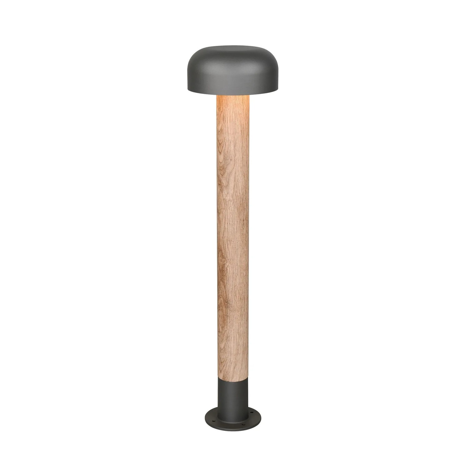 Trio LED-Pfosten Fraser Holzoptik Ø 19 cm x 84,5 cm