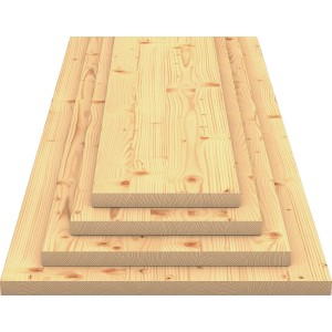Fichte Leimholzplatte, 250x25 cm, 1,8 cm stark, für Regalböden und Möbelbau.