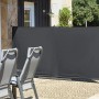 Siena Garden Balkonsichtschutz in Anthrazit, 150x280 cm, für Terrasse und Garten.