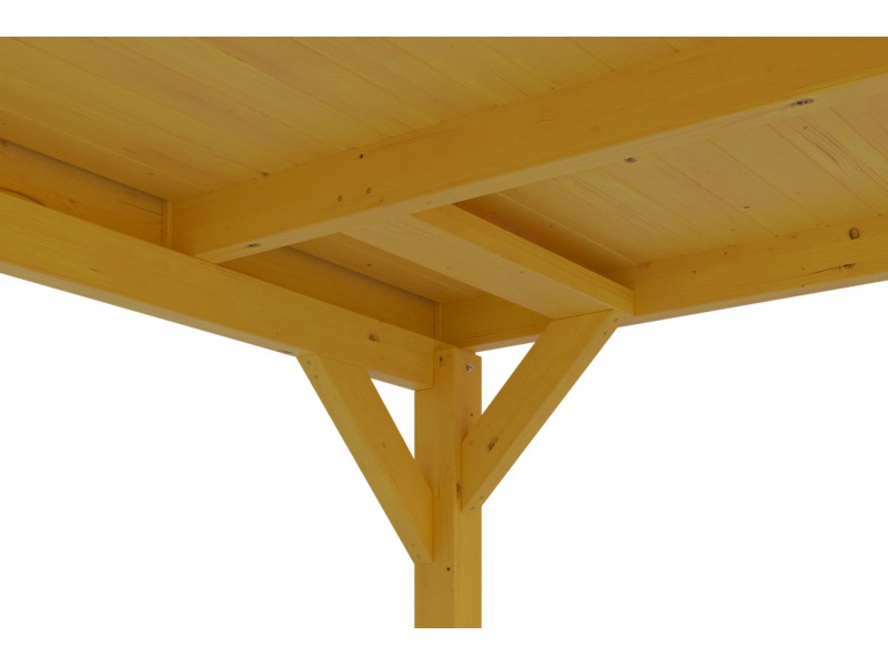 Eiche Holz x Carport EPDM-Dach OBI bei 321 554 Skan cm mit Grunewald Hell cm kaufen