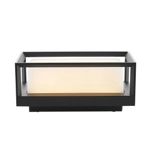 Arcchio LED Wandleuchte Außen Ismera 9969159 Modern in Alu aus Glas 1-flammig