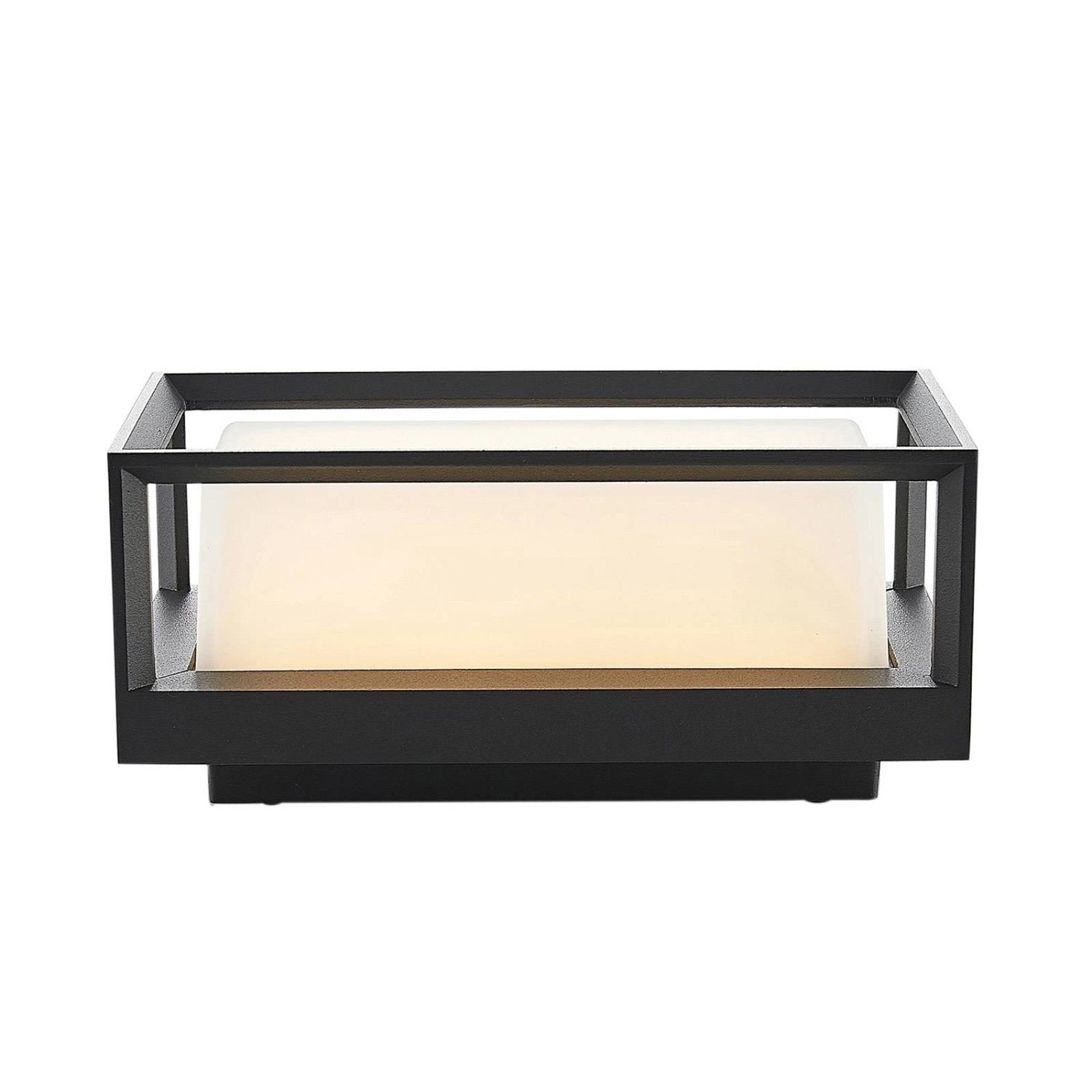 Arcchio LED Wandleuchte Außen Ismera 9969159 Modern in Alu aus Glas 1-flammig