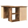 vidaXL Eckschreibtisch Altholz-Optik 145x100x76 cm Holzwerkstoff 855962_7