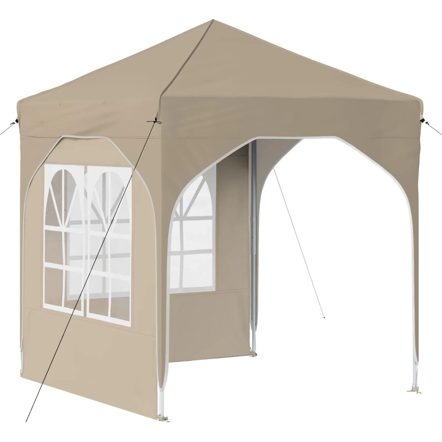 vidaXL Pop-Up Partyzelt 192 x 192 x 245 cm Creme 42019823