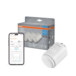 Osram Radiator Thermostat Smart Wifi Thermostat Weiß 3er-Pack