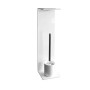 Radius Design Toilettenbutler Weiß Puro: 2-in-1 WC-Bürste mit Papierrollenhalter, Aluminium pulverbeschichtet.
