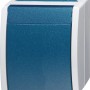 Busch-Jaeger Ocean AP Wippschalter Aus-/Wechselschaltung, blau/weiß.