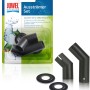 Juwel Aquarium Ausströmer-Set: Winkelstücke und Dichtungen zur individuellen Strömungsrichtung.