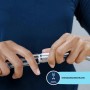 Montage der Grohe Vitalio Start 110 Handbrause mit Chrom-Finish am Brauseschlauch.