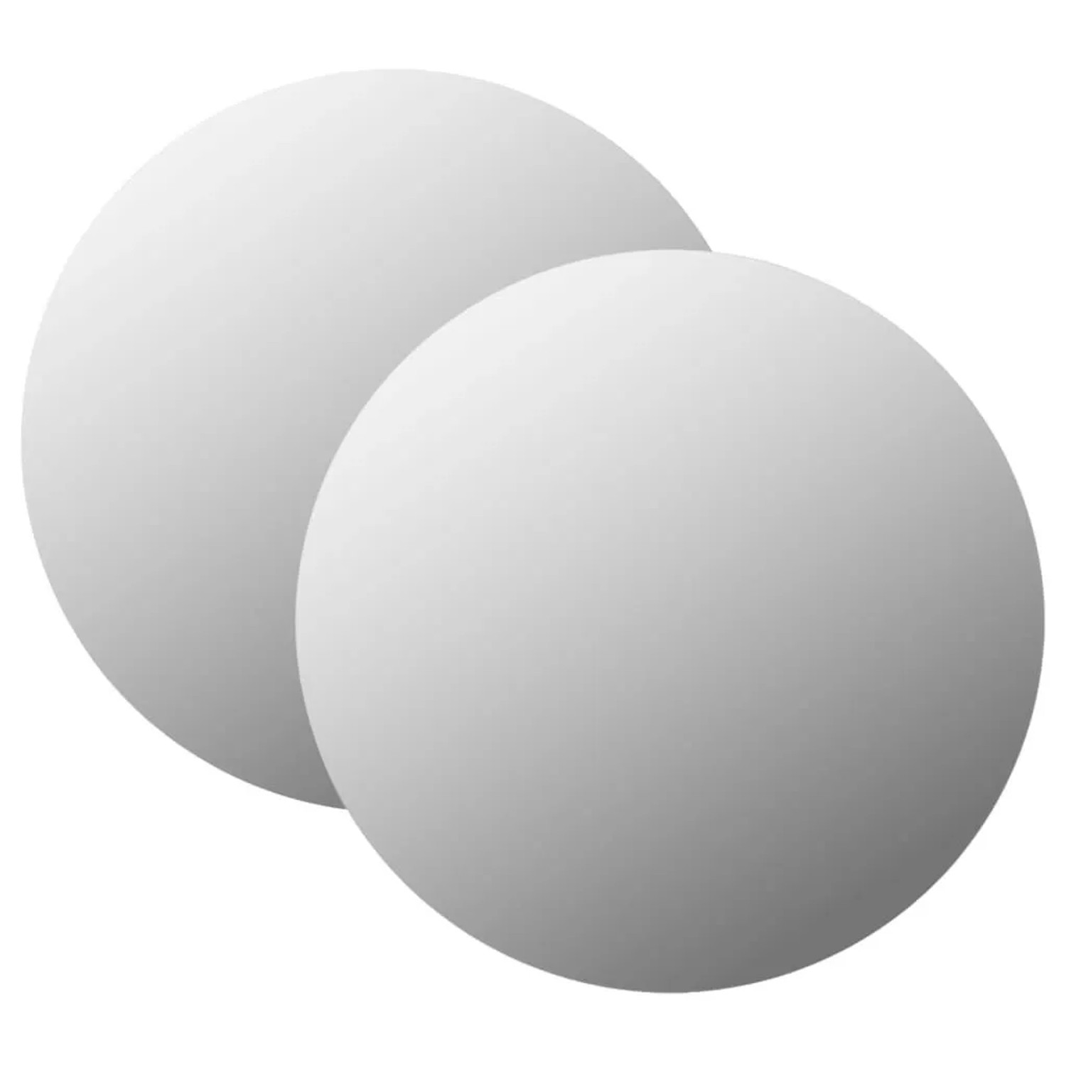 vidaXL Wandspiegel 2 Stk 50 cm Rund Glas 3051627