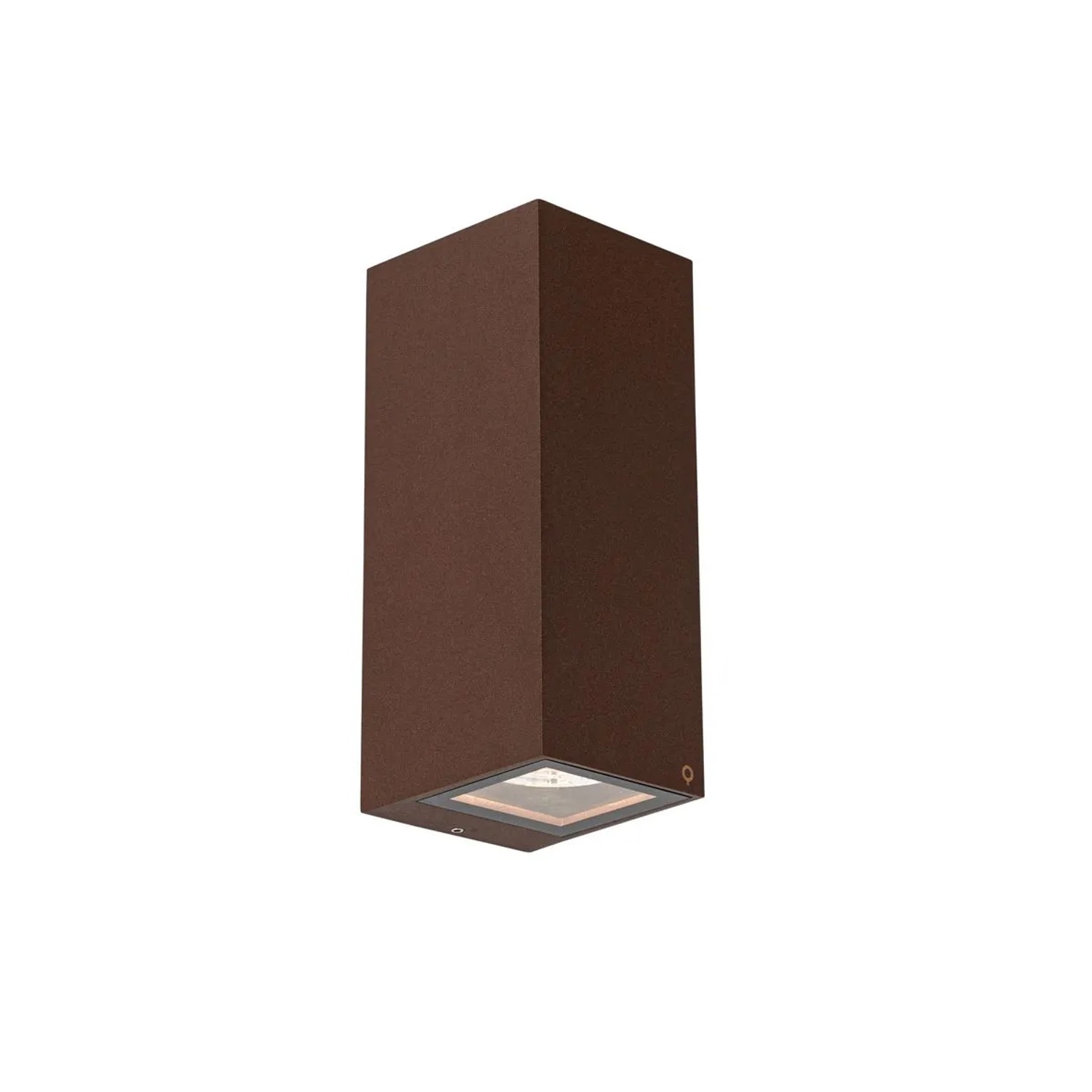 QAZQA Industrielle Wandleuchte rostBraun 2 Flammig AR70 IP54 Baleno
