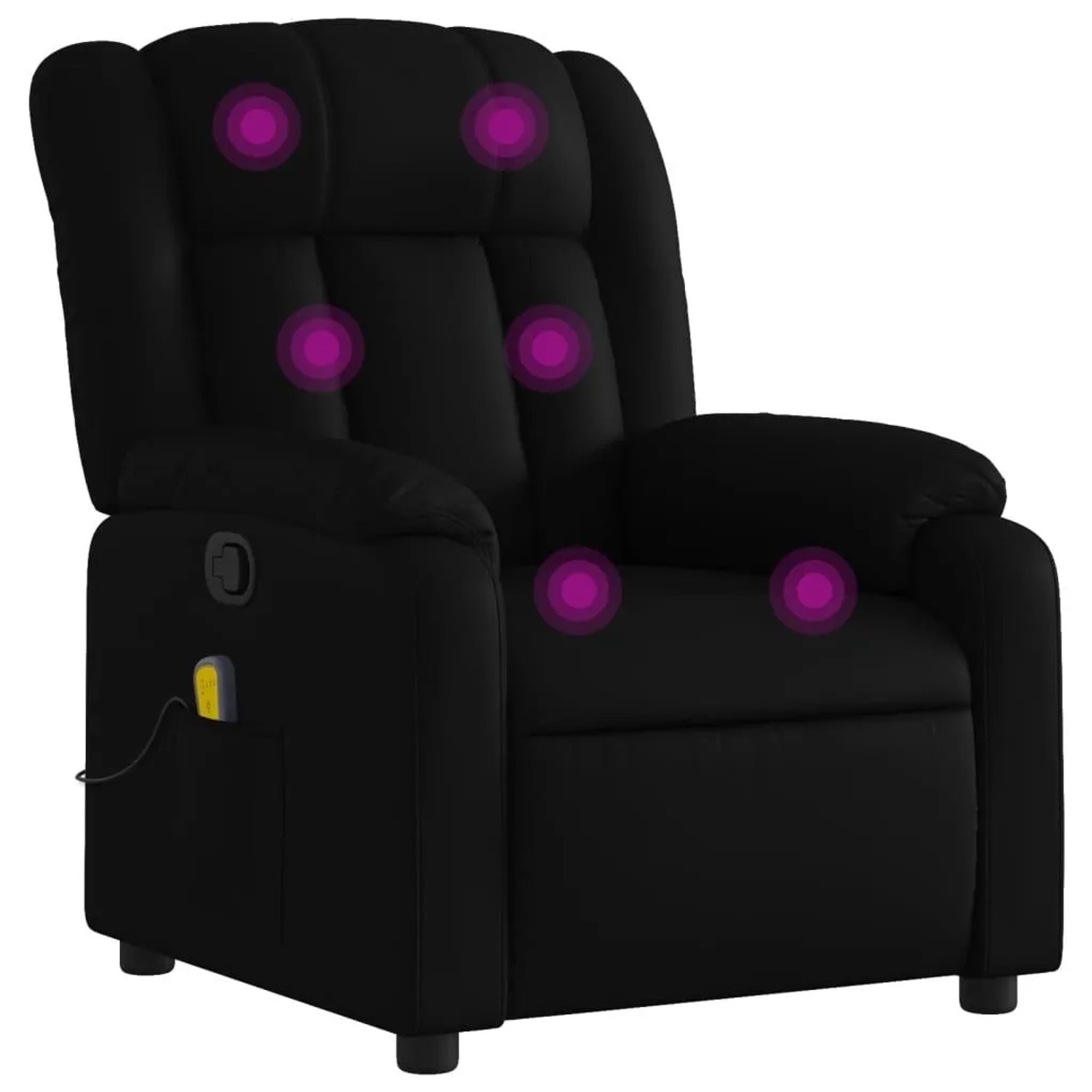 vidaXL Massage-Relaxsessel Kunstleder Schwarz 3206240 günstig online kaufen