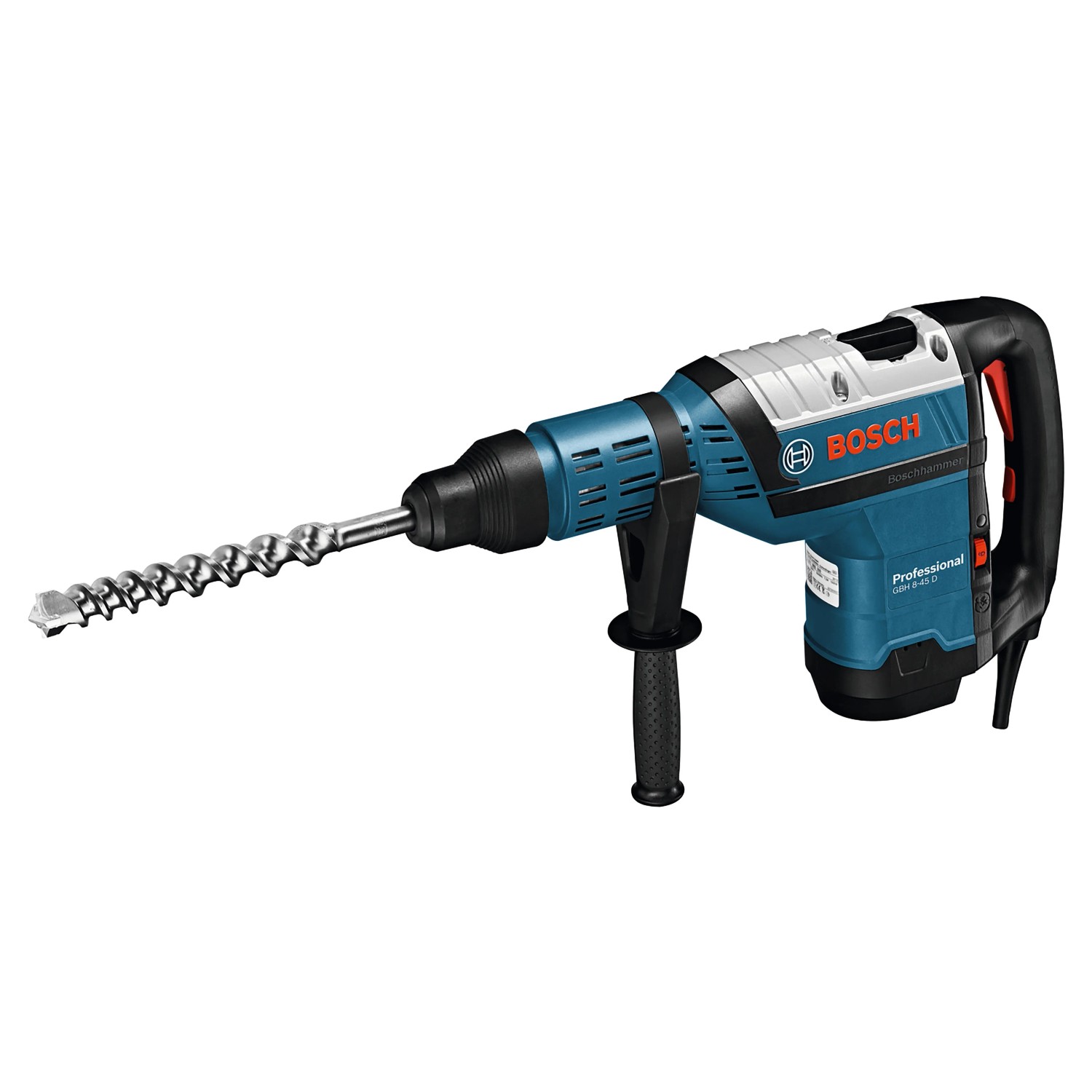 Bosch Professional Bohrhammer GBH 8-45 D Professional, 230 V, max. 305 U/min, (1-tlg), starker Motor für schnellen Bohrfortschritt, mit SDS max