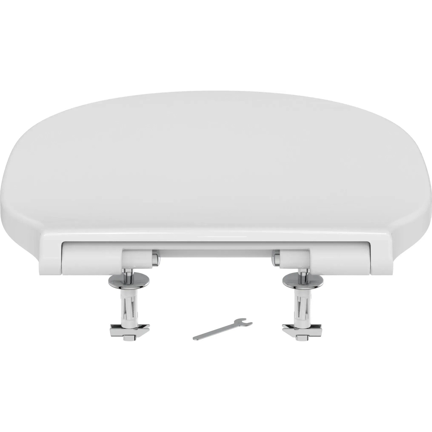 Weißer Ideal Standard WC-Sitz Connect Air mit Softclosing und Wrapover-Design.