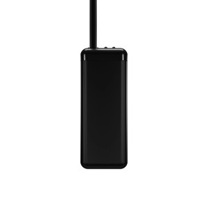 Schwarze Dennerle Aquarienheizung Heater Constant 75W für Nano-Aquarien.