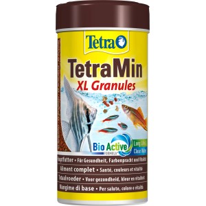 TetraMin XL Granules Fischfutter für große Zierfische im 250ml Behälter.