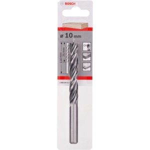 Bosch Holzspiralbohrer Pro, 10 mm, für präzise Löcher in Holz.