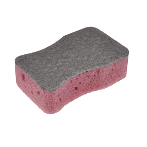 abrazo CeraGlanz Schwamm, 2er-Pack. Reinigungsschwamm für Backofen, Grill & Bleche.