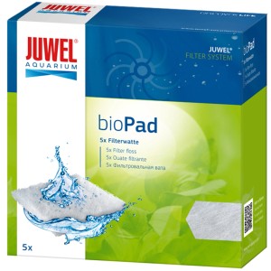 Juwel Aquarium Filterwatte Compact bioPad M, 5er Packung für Aquarienfilter.