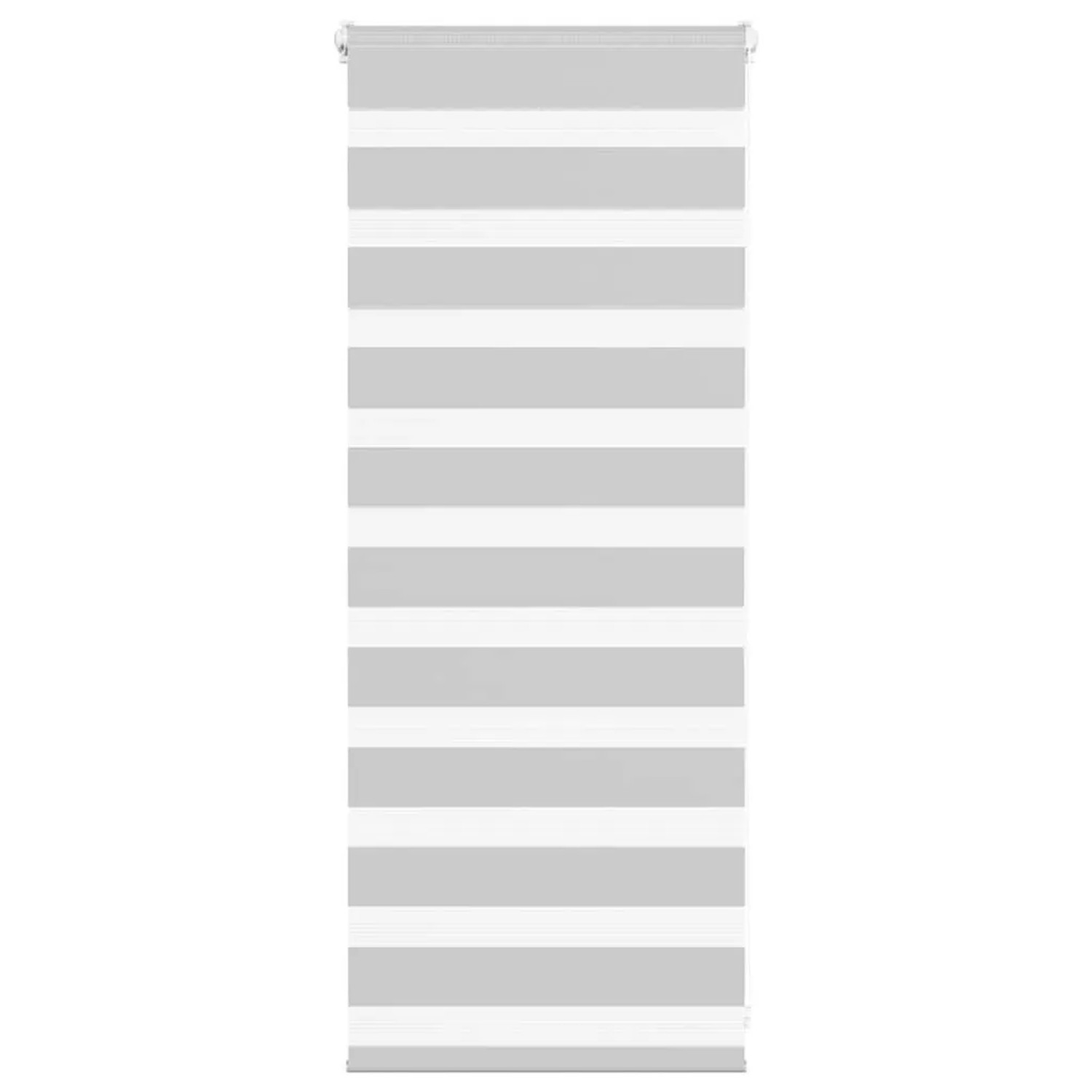 vidaXL Doppelrollo Hellgrau 60x100 cm Stoffbreite 55,9 cm Polyester 4014409 günstig online kaufen