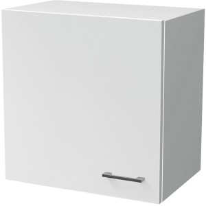 Flex-Well Oberschrank Lucca, 60 cm, weiß, mit Bügelgriff. Küchen-Hängeschrank für mehr Stauraum.