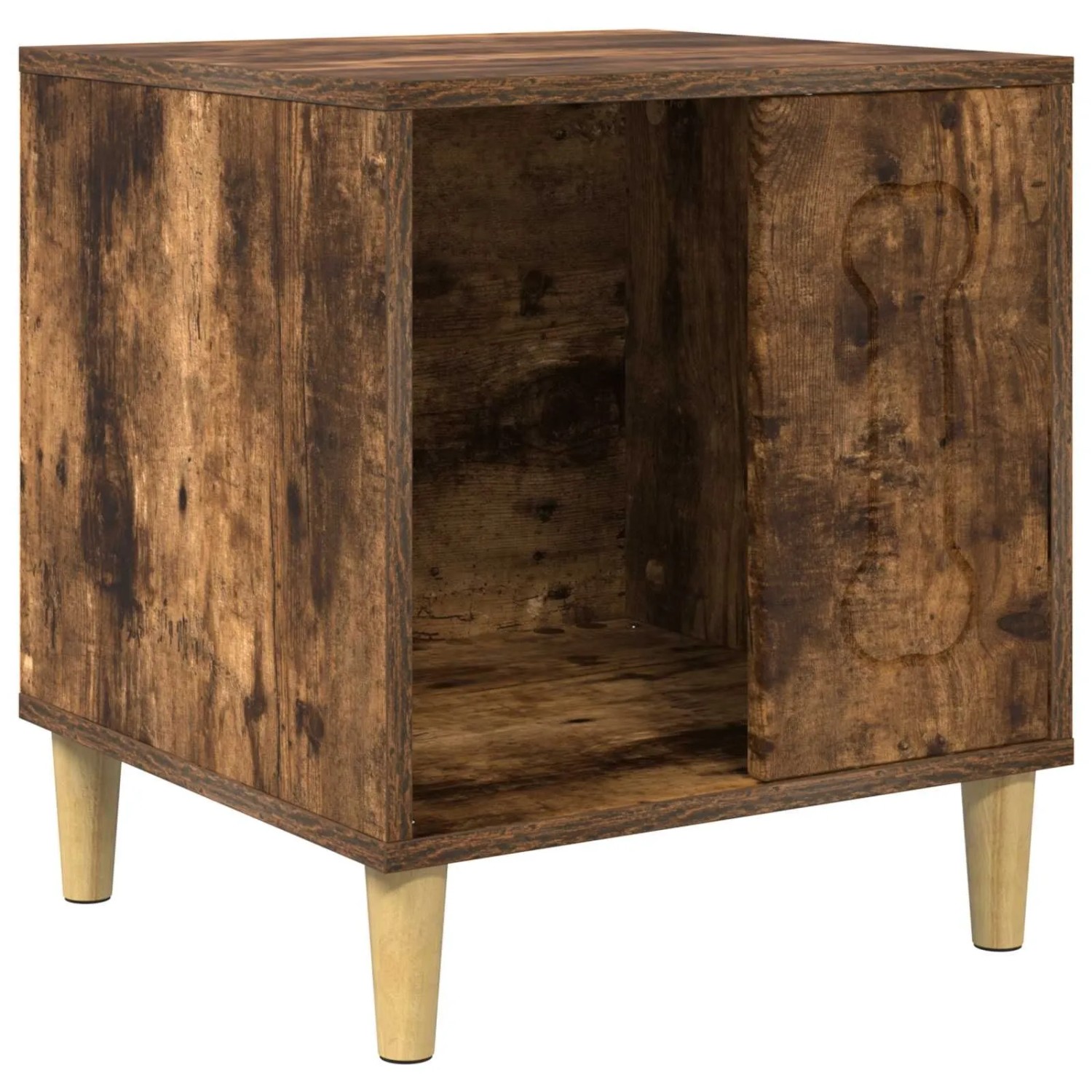 vidaXL Hundehütte Geräucherte Eiche 44 x 42 x 49 cm Holzwerkstoff 8000703