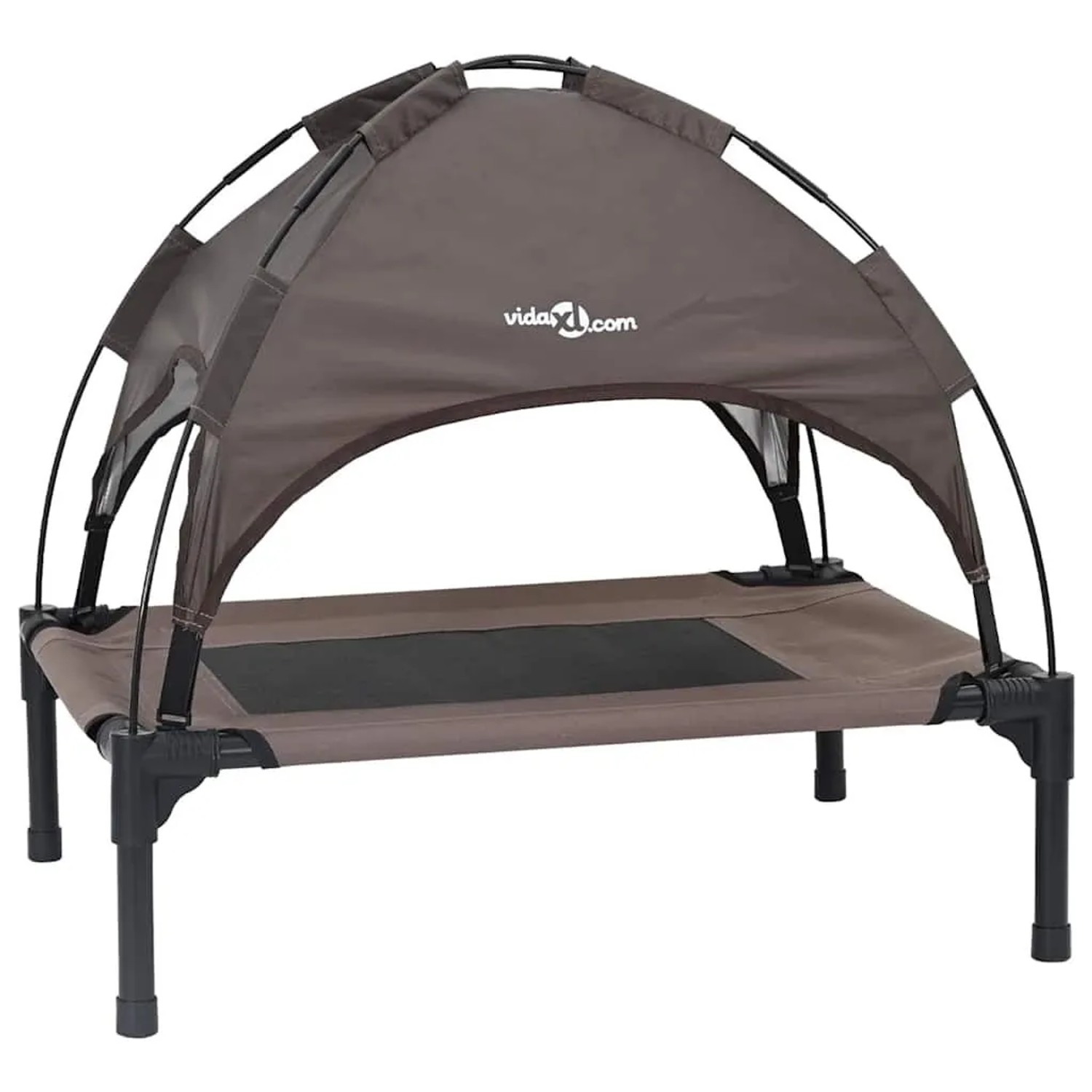 vidaXL Hundebett Braun 76 x 62 x 70,5 cm Stahl 42008170