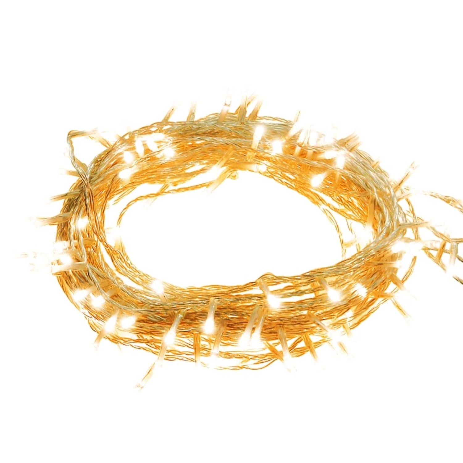 vidaXL LED-Lichterkette mit 1000 LEDs Warmweiß 100 m PVC 343232