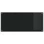 vidaXL Küchenrückwand Schwarz 110 x 50 x 0,6 cm Gehärtetes Glas 42001299_2