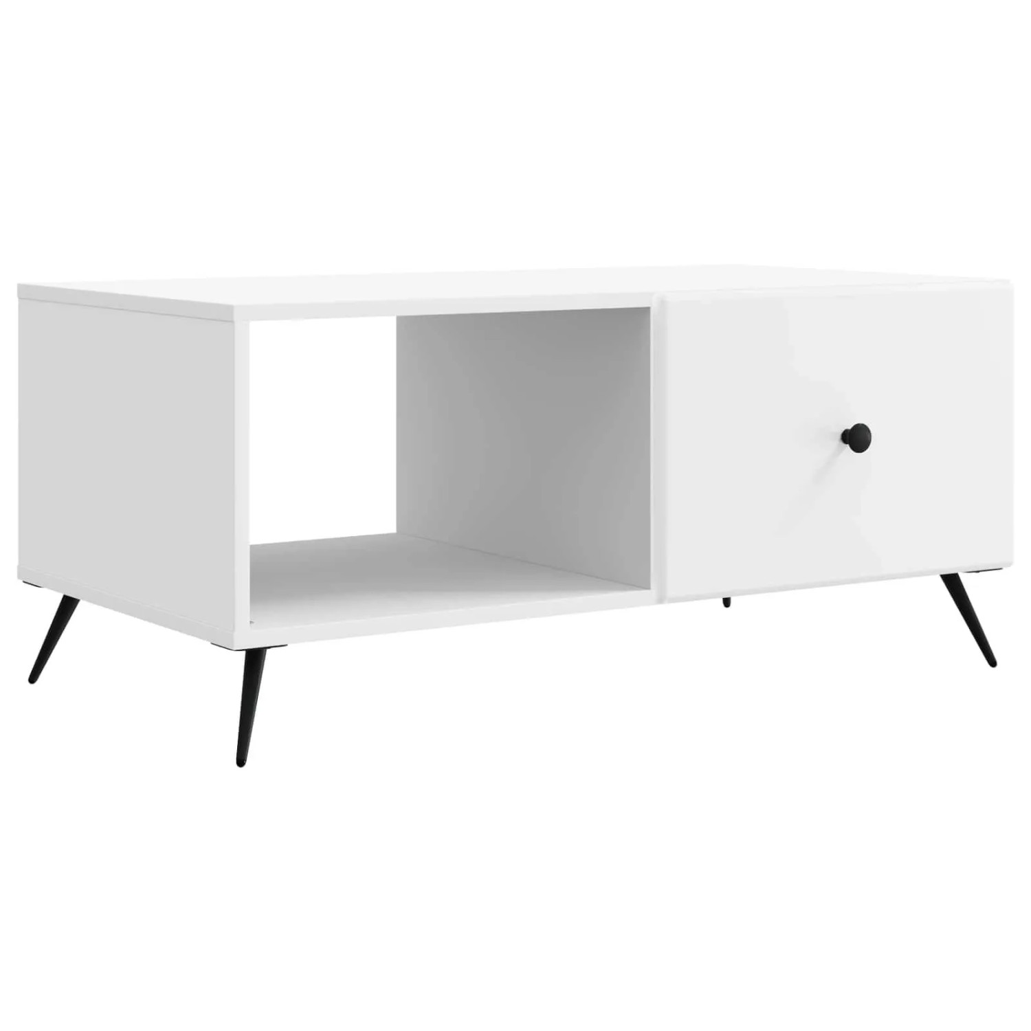 vidaXL Couchtisch Weiß 90 x 50 x 40 cm Holzwerkstoff 895645