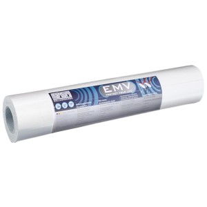 Rolle elektromagnetisches Abschirmvlies EMV, weiße, überstreichbare Vliestapete.