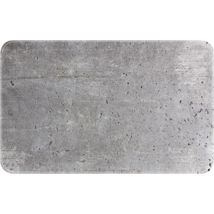 Wenko Wanneneinlage Concrete, 70x40 cm, mit Beton-Optik und Anti-Rutsch-Struktur für mehr Sicherheit im Bad.