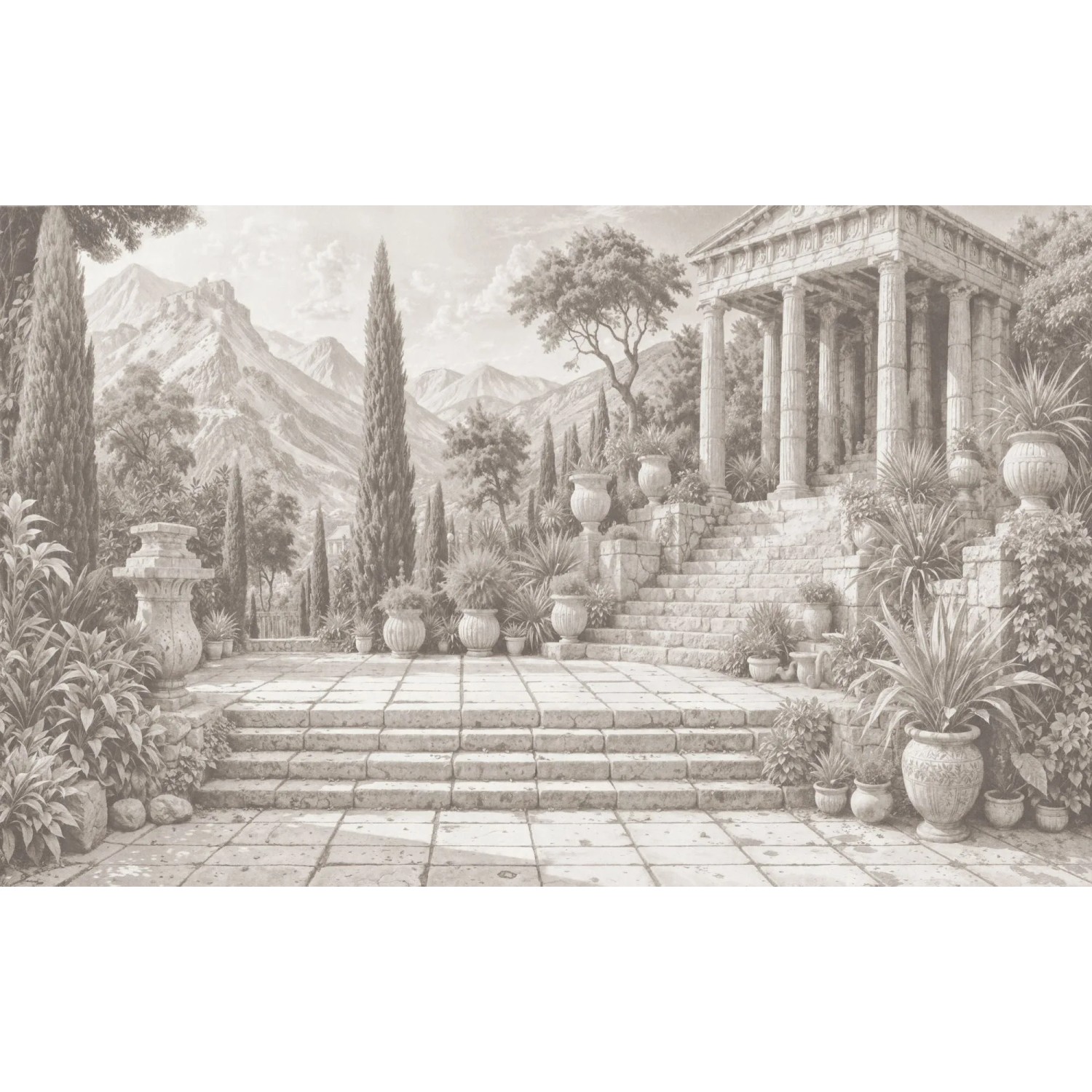 Komar Vliestapete Trompe,'oeil 400 cm x 250 cm günstig online kaufen