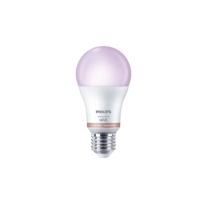 Philips WiZ Smart LED Lampe E27 A60, farbig leuchtend und dimmbar. Smarte Leuchtmittel für Ihr Zuhause.