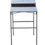 Outsunny GrillPavillon Stahl PC-Platte Schwarz Braun 240L x 150B x 250H cm_5
