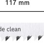 Bosch Expert T308BP Stichsägeblatt für Holz, 117mm, für saubere Schnitte.