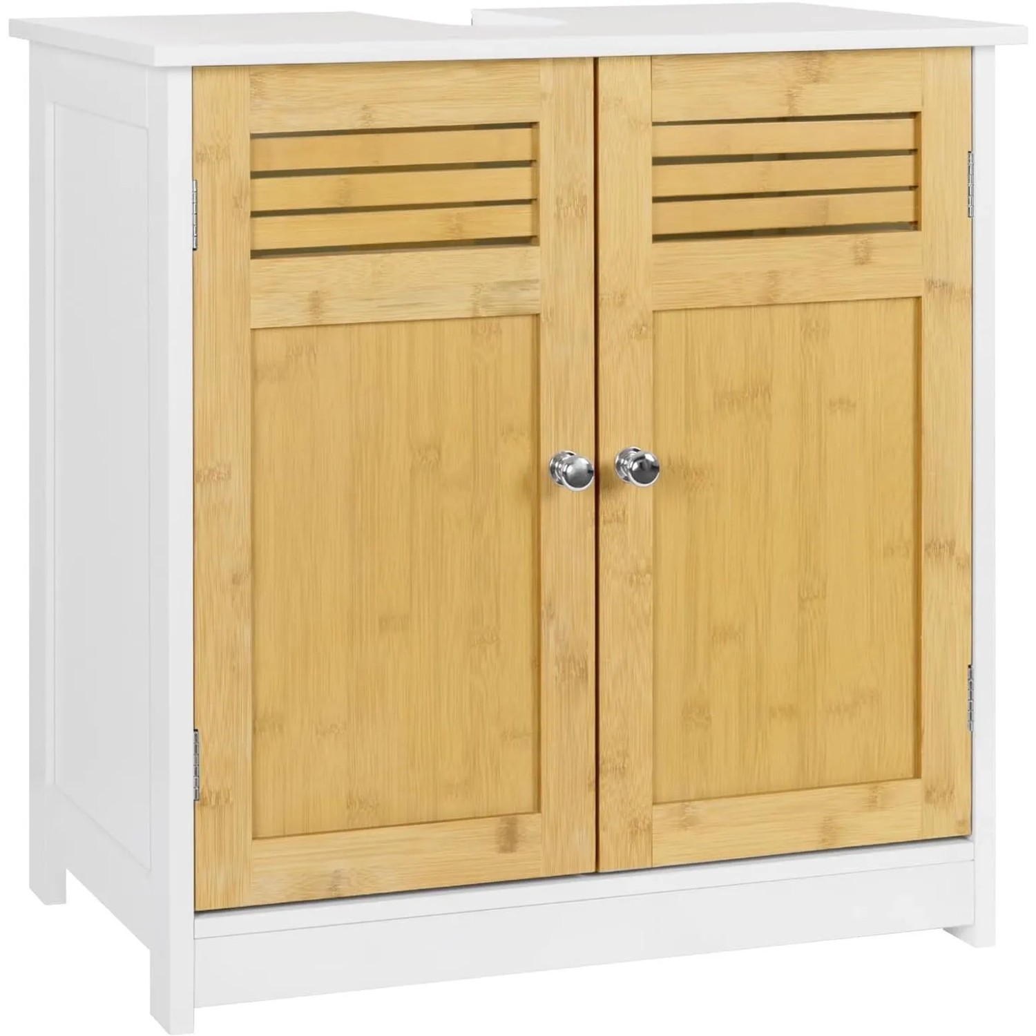 EUGAD Waschbeckenunterschrank mit 2 Türen 60x30x60cm aus MDF