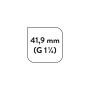 Abbildung des baliv Schaftventils SV-3470 Gewinde G 1 1/4 (41,9 mm).