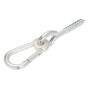 Conacord Sicherheits-Schaukelhaken mit Karabiner, Stahl, 200mm Länge.