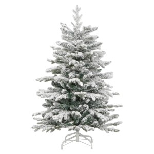 vidaXL Künstlicher Weihnachtsbaum Klappbar Beschneit 120 cm 358384