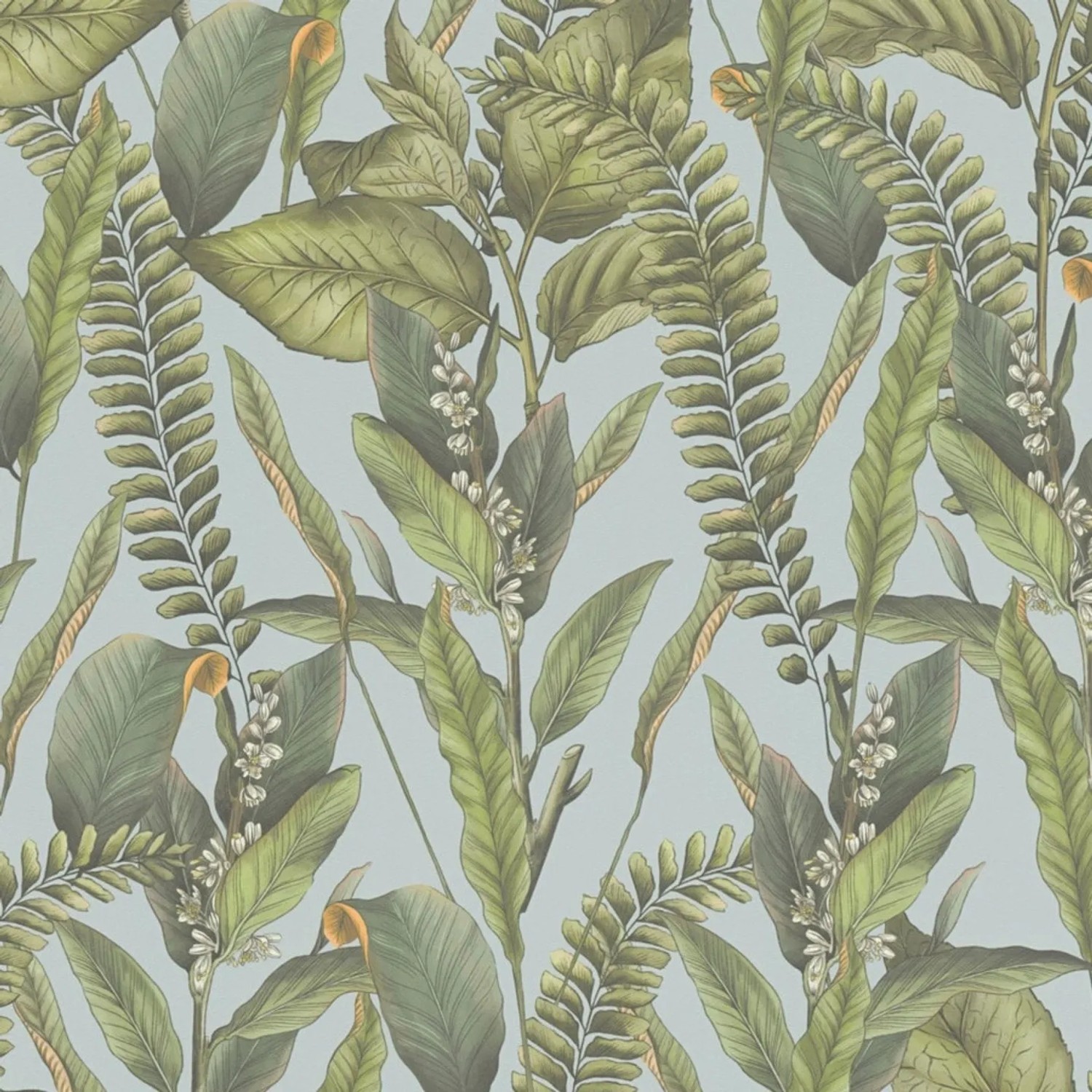 Tadessi Tapete Floral M1-No.4485 Vliestapete in Blau