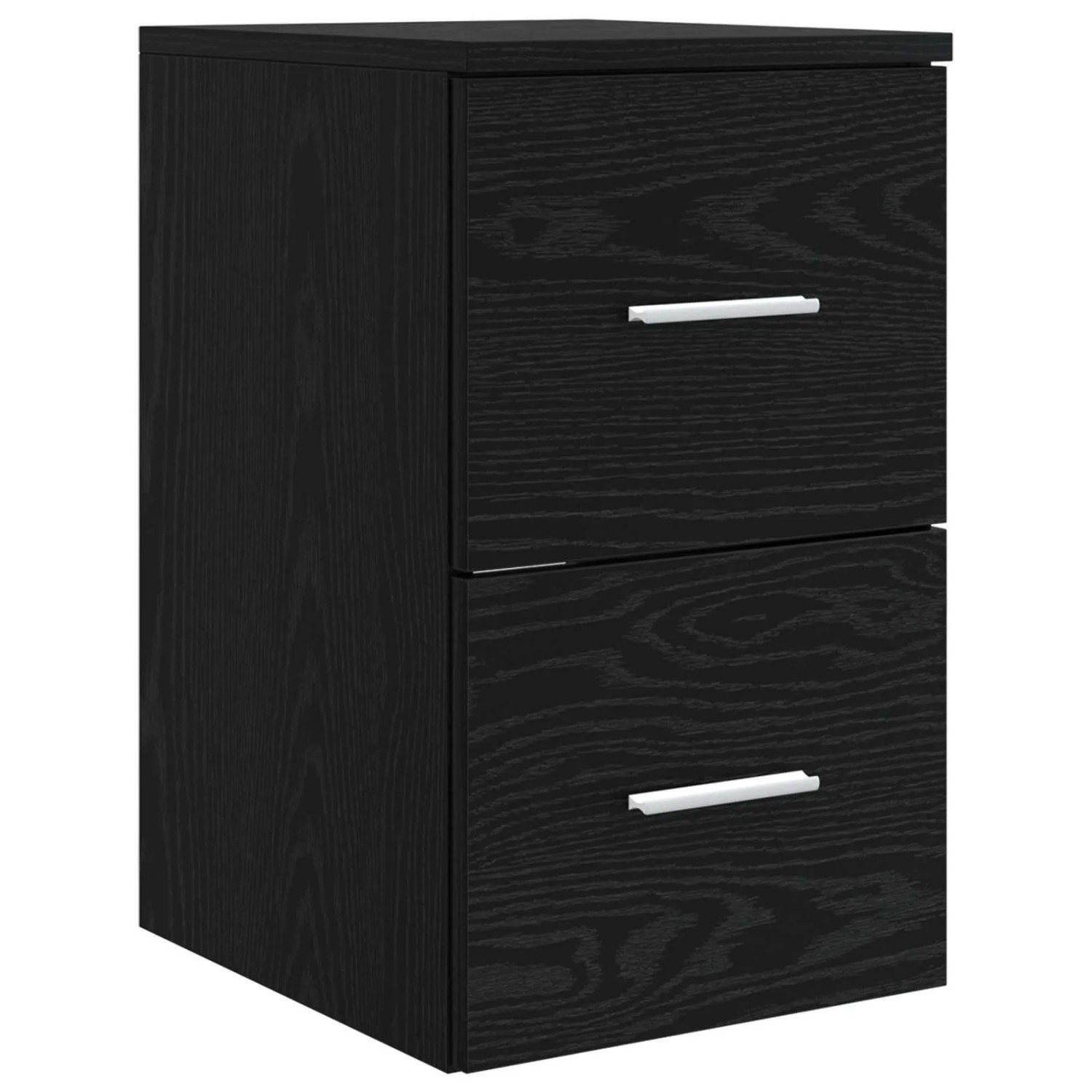 vidaXL Badezimmerschrank Inzwischen Schwarze Eiche 30 x 44,5 x 50 cm 890375