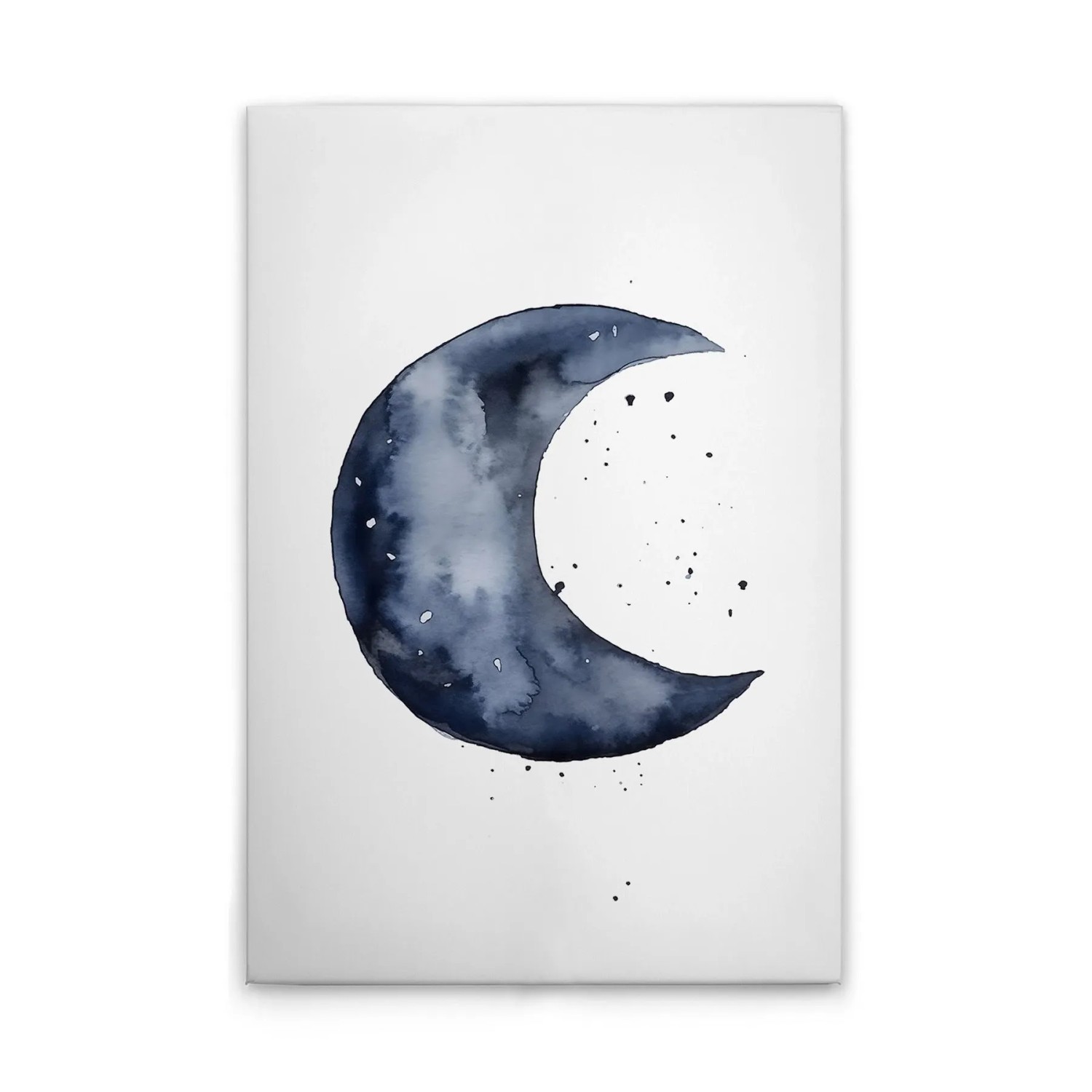 Tadessi Leinwandbild - M1-No.52214 - Blaue Mondsichel - 30 x 45 cm - Querformat
