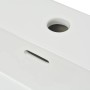 vidaXL Waschbecken mit Hahnloch Keramik Weiß 76x42,5x14,5 cm 142348_5