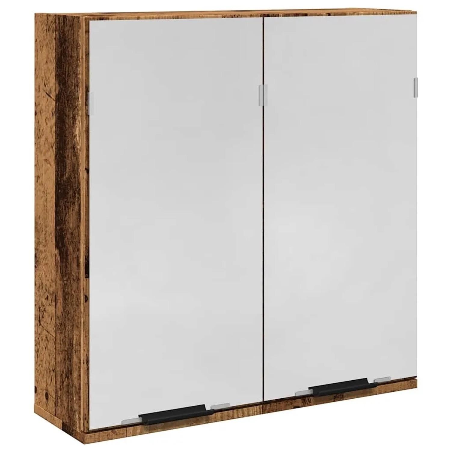 vidaXL Bad-Spiegelschrank Altholz-Optik 64x20x66,5 cm Holzwerkstoff 856940 günstig online kaufen
