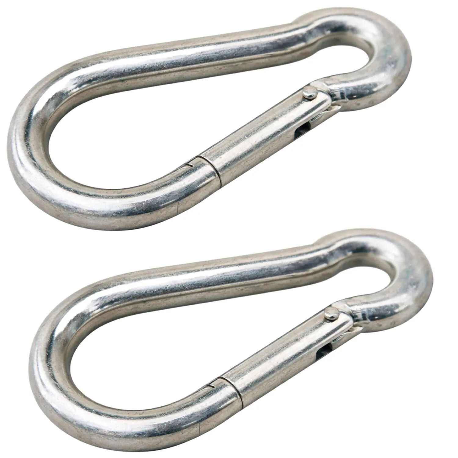 vasalat Set Karabiner-Set DIN 5299C 7x70 mm Mittel bis 180 kg 2 Stück
