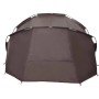 Braunes vidaXL Angelzelt für 5 Personen, wasserdichtes Campingzelt aus Polyester, ideal für Outdoor-Aktivitäten.