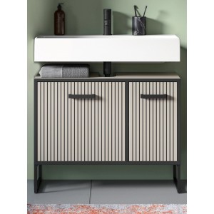 Inn.Furn Waschbeckenunterschrank in Sand 80 cm Scana