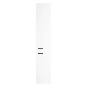 Weißer OPTIFIT Vorratsschrank Bonn214, 40x210x57 cm, für Hauswirtschaftsraum.