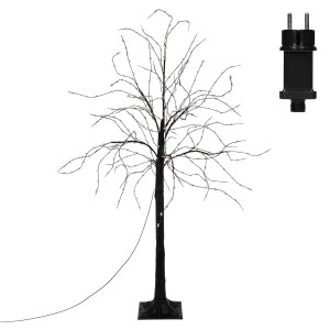 LED-Baum, 120cm, mit 480 warmweißen LEDs, für Innen- und Außenbereich.